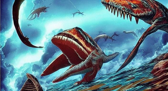 Epic Battle of Jurassic Sea Monsters