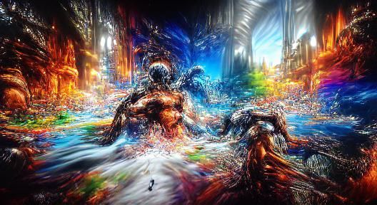 Abstract Artwork: Depicting the Concept of Insanity