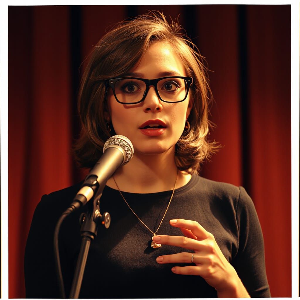 Feminist Female Comedian Transformed by Mischevous Genie