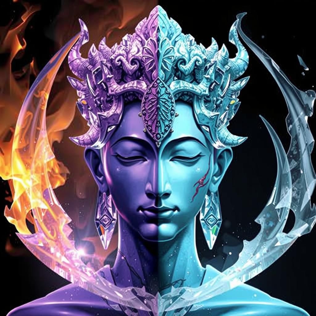 Bodhisattva Portrait: Ice and Fire