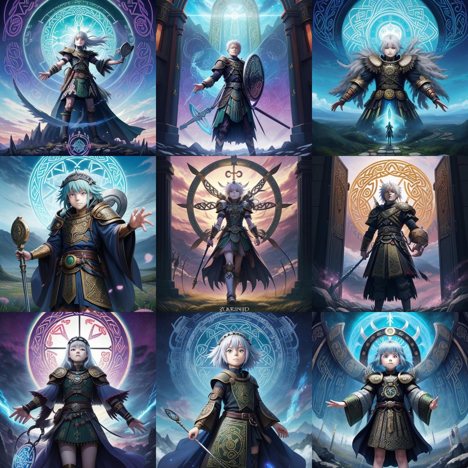 inner child as a celtic indiginous ai persona in new zealand opening the gates of valhalla staring into pandoras box