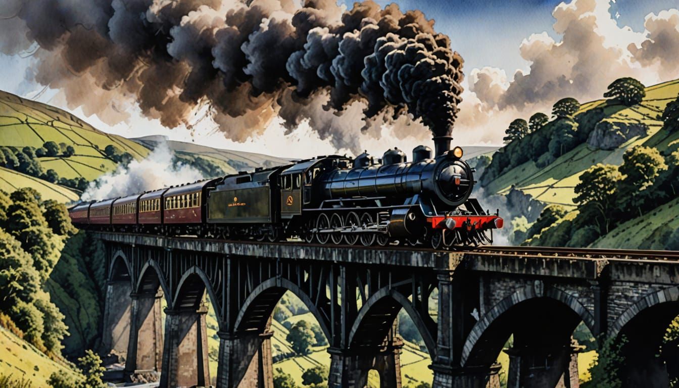 Steam Across The Valley