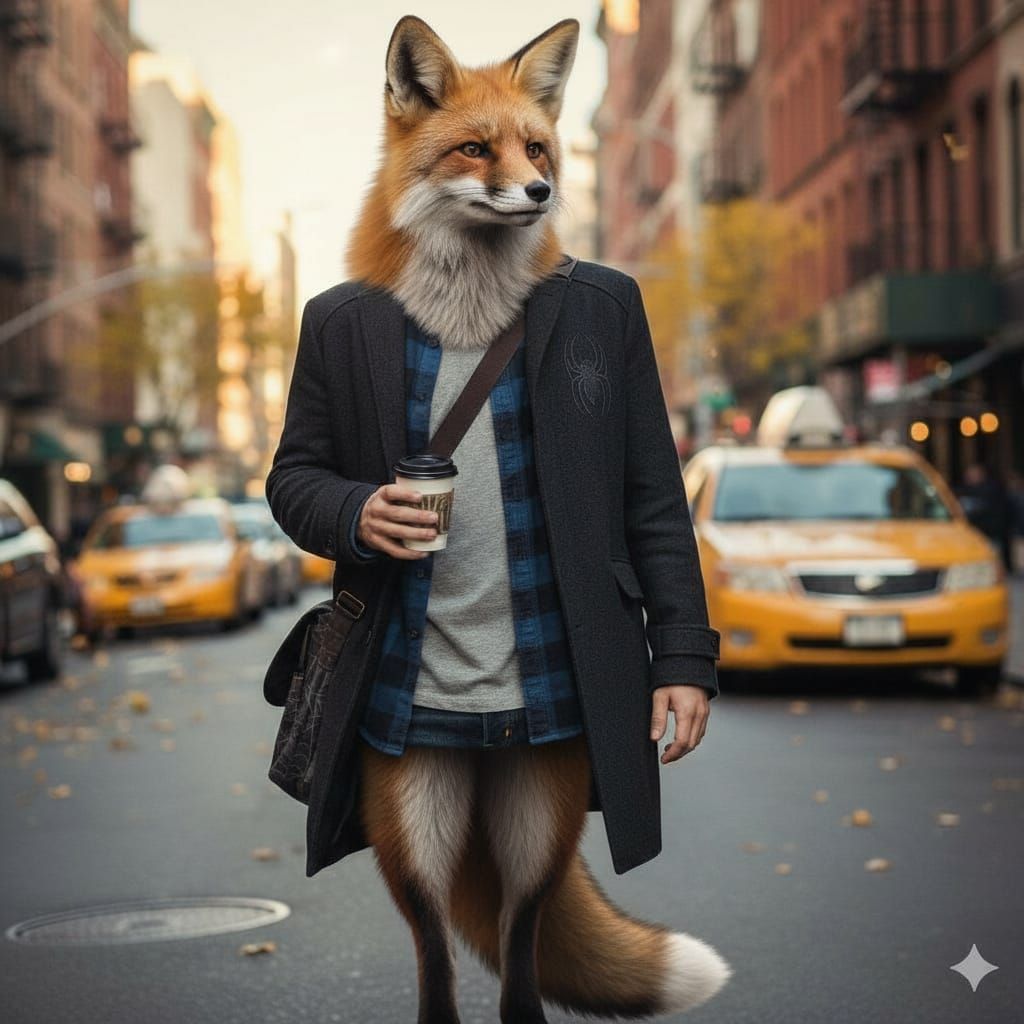 AI Art: Fox Transformation