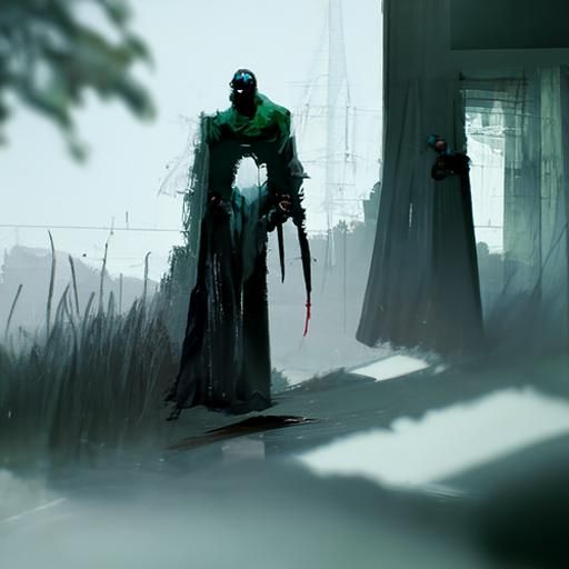 Sinister Creeper in Dark Fantasy Style