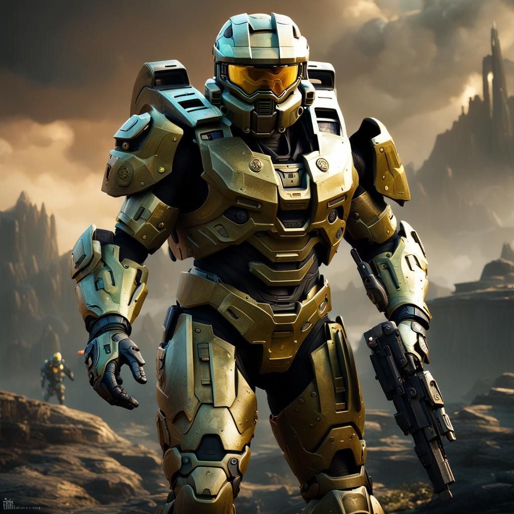 Master Chief in Steampunk Armor