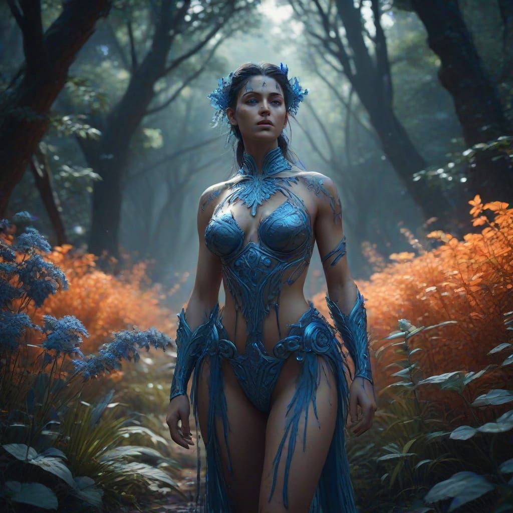 Ethereal Magic in a Mystical Forest: A Breathtaking Centaur ...