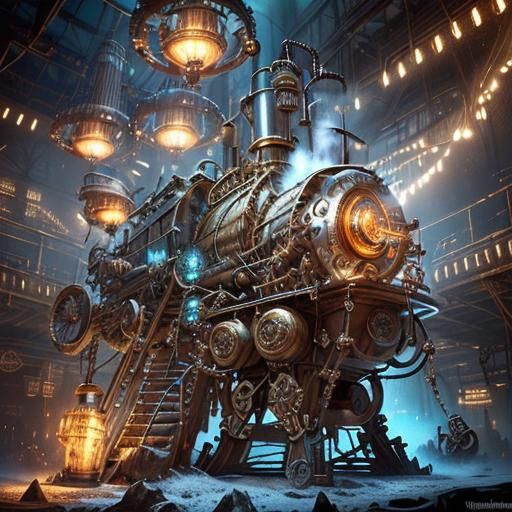 The Imagination Engine in full operation, generating a great...