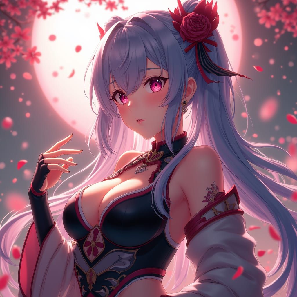 3D Anime Art Inspired by WLOP & Studio Trigger