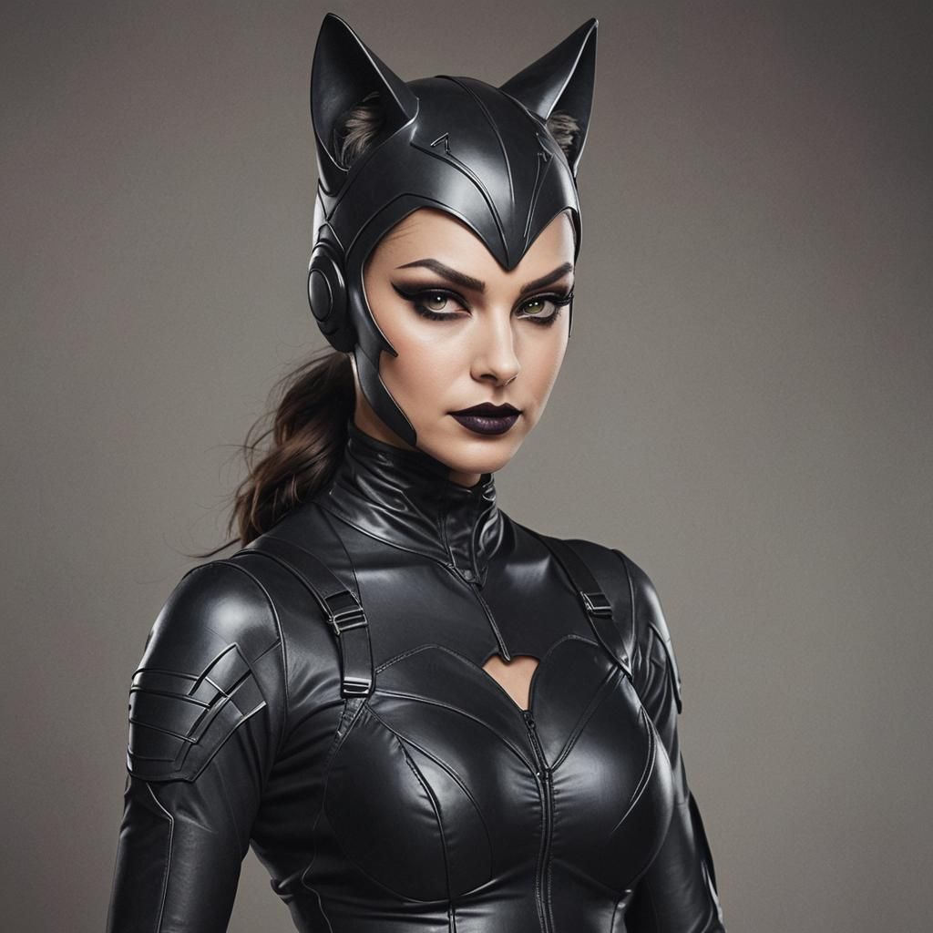 Aries Woman as Catwoman Character Concept