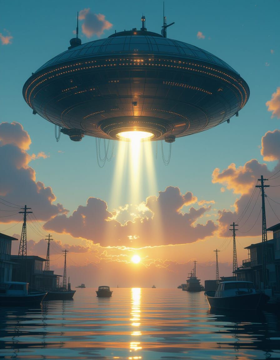 The Reverendmothership Descends Towards Underwater Rebels