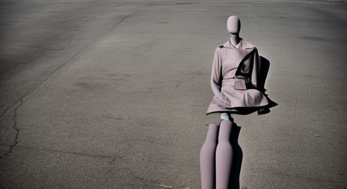 Headless Mannequins in Surreal Hyperrealistic Cityscape