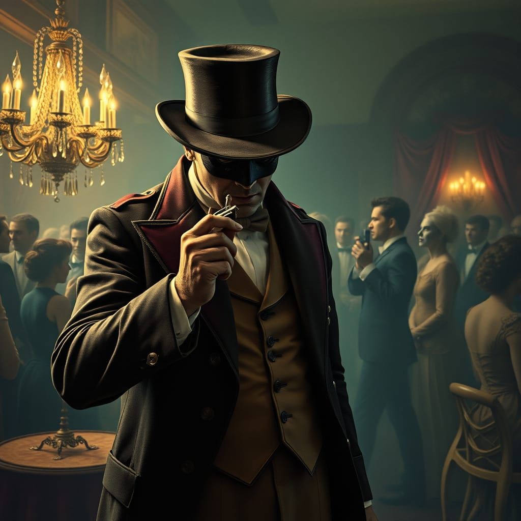 Victorian Detective Investigates Masquerade Crime