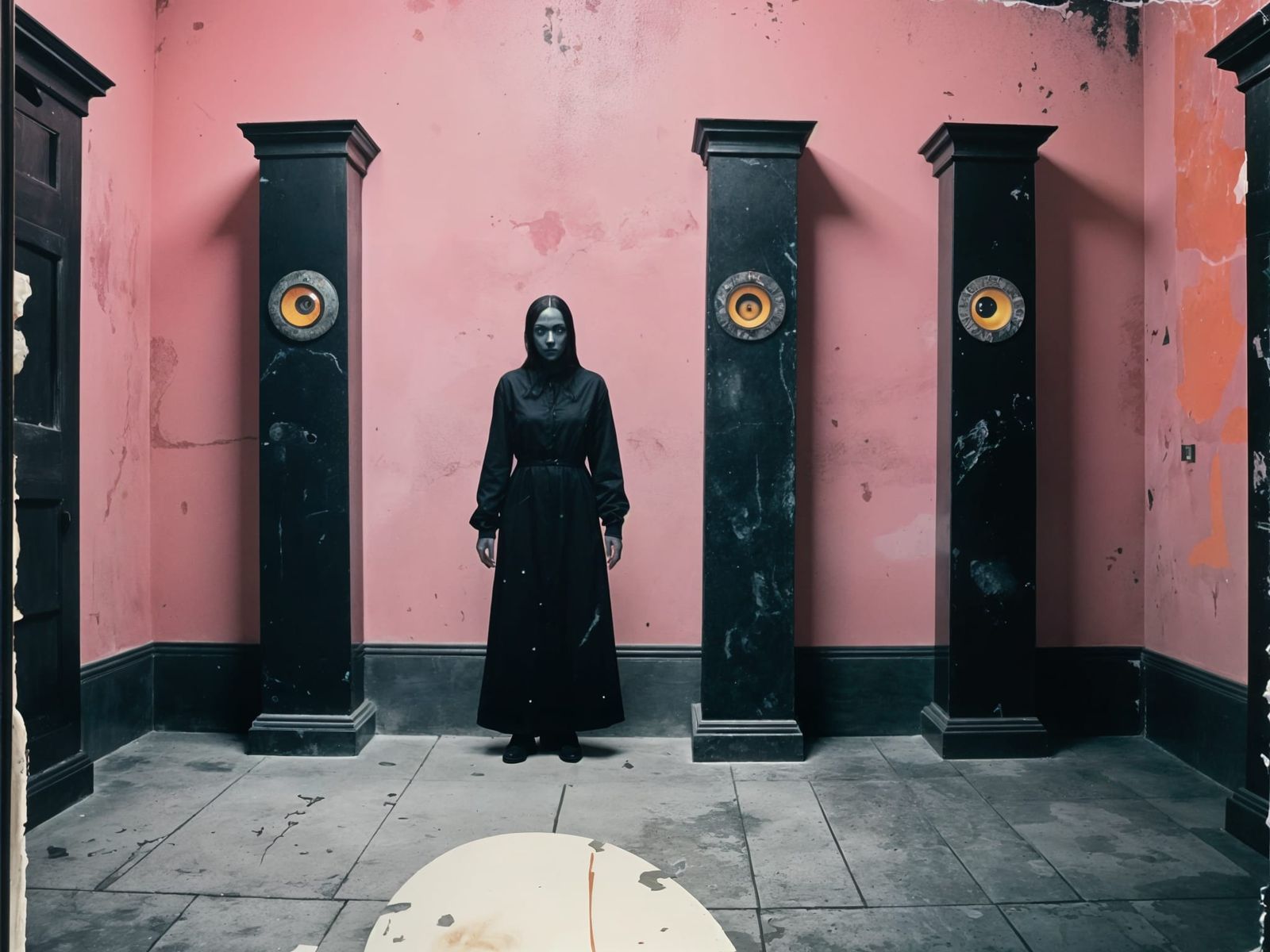 Eldritch Monster Eyes in Liminal Collage