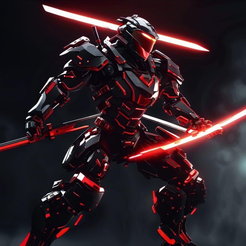 Black ninja Mecha 🗡️