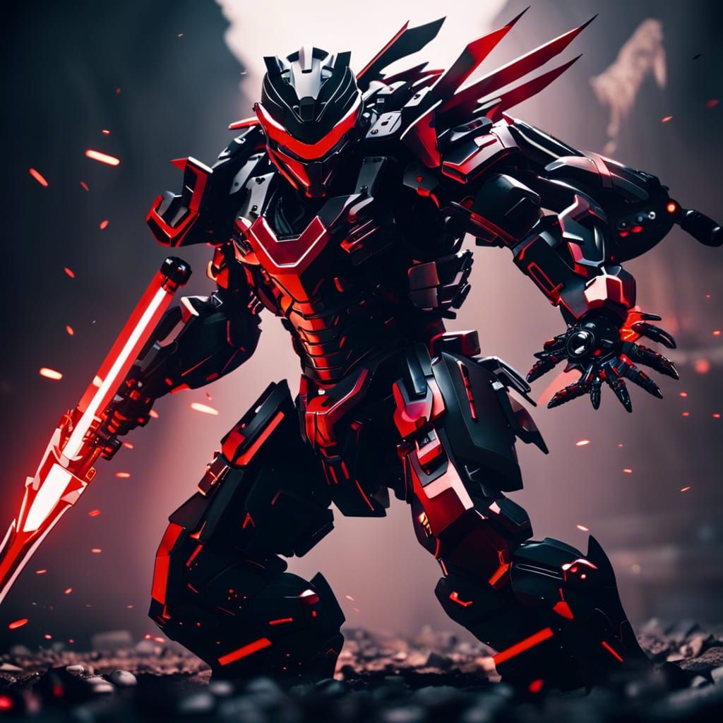 Black ninja Mecha 🗡️