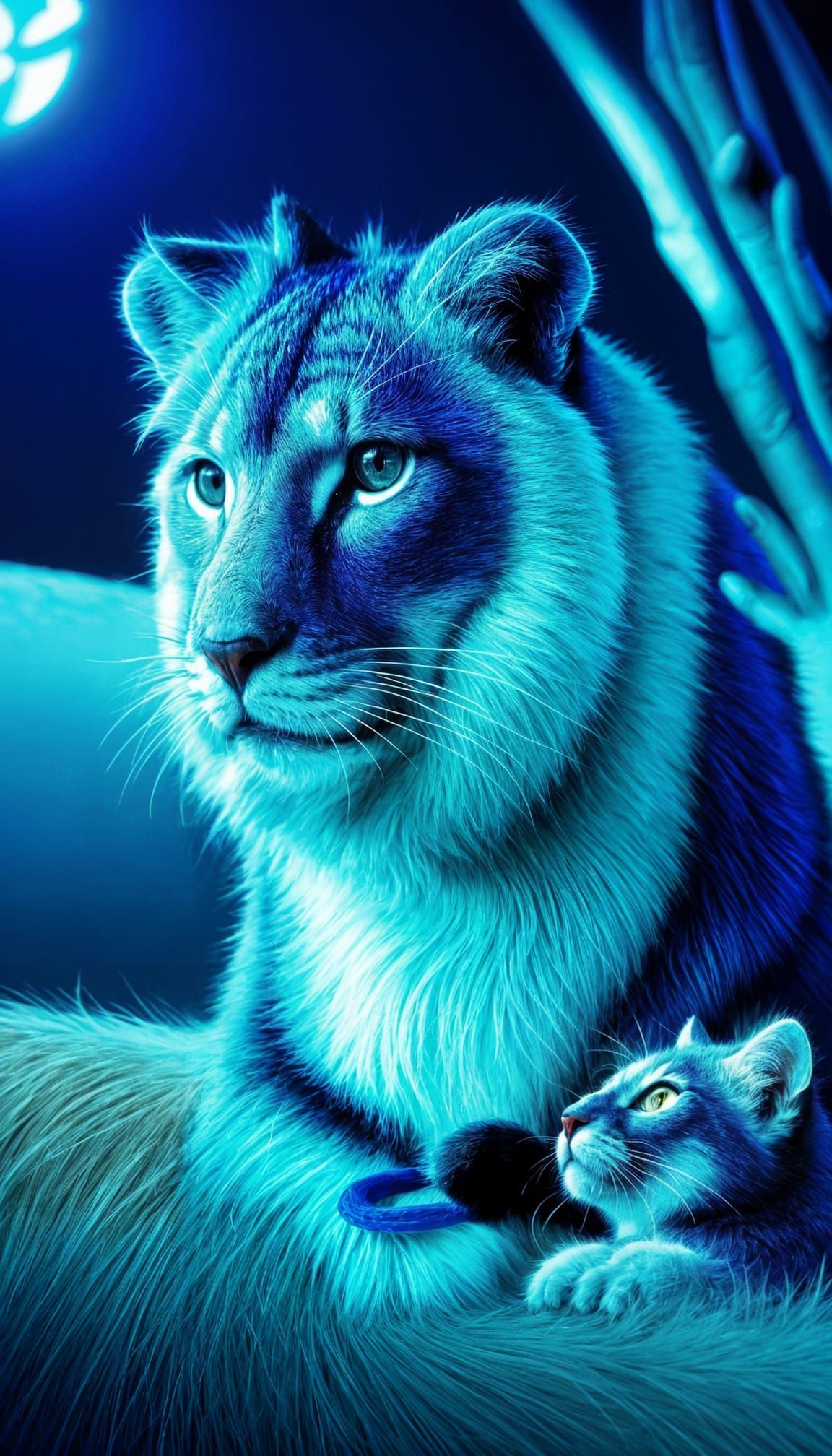 Monochromatic Futuristic Portraits in Low Poly Style