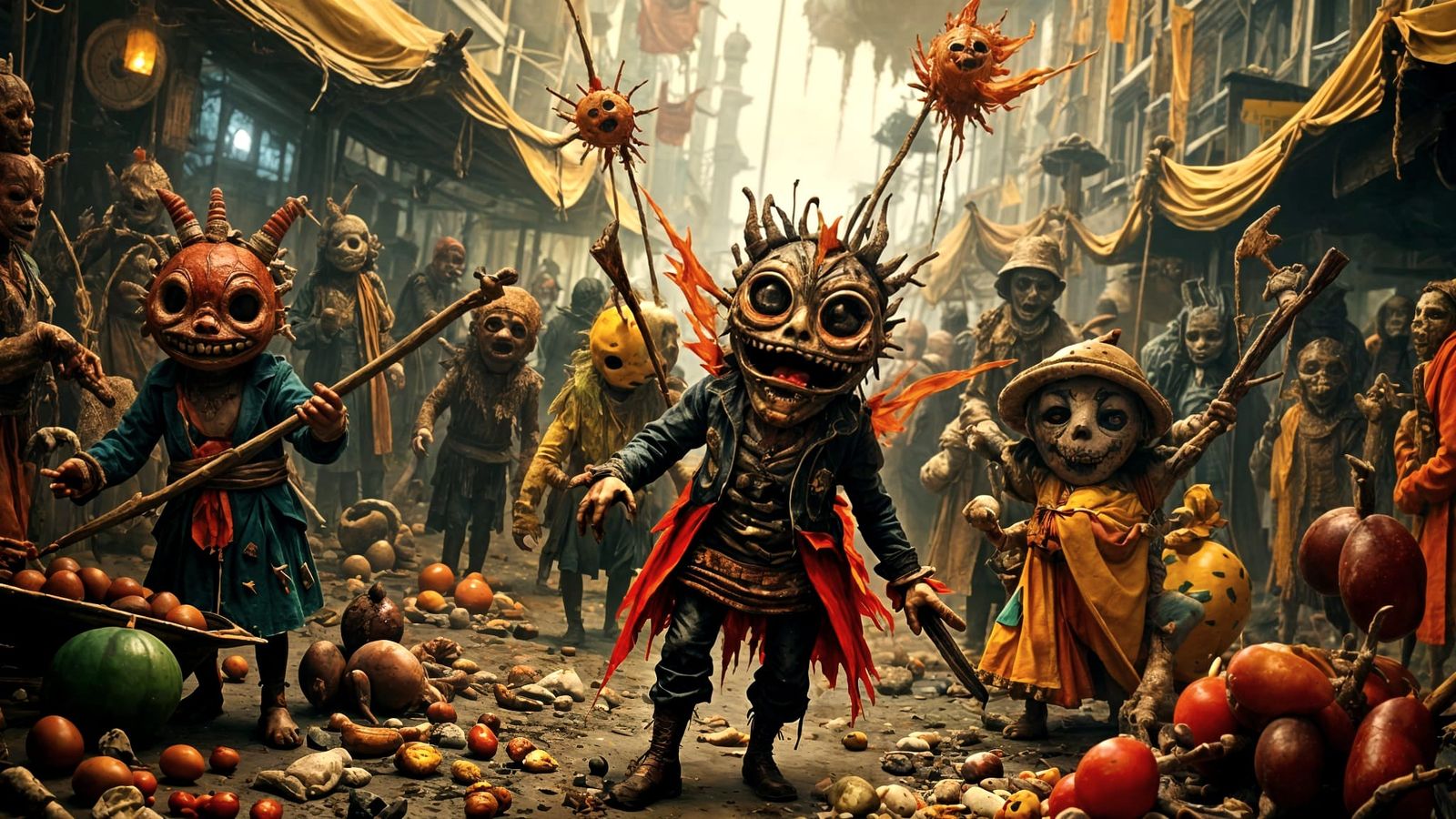 Furious Eggs Lead Food Fight