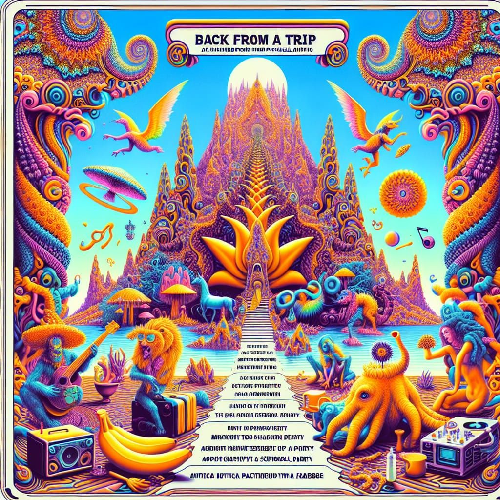 "Shah Blah" - "Back From A Trip"