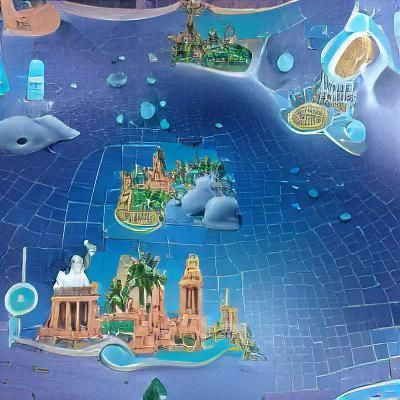 AI Interpretation of Atlantis Location