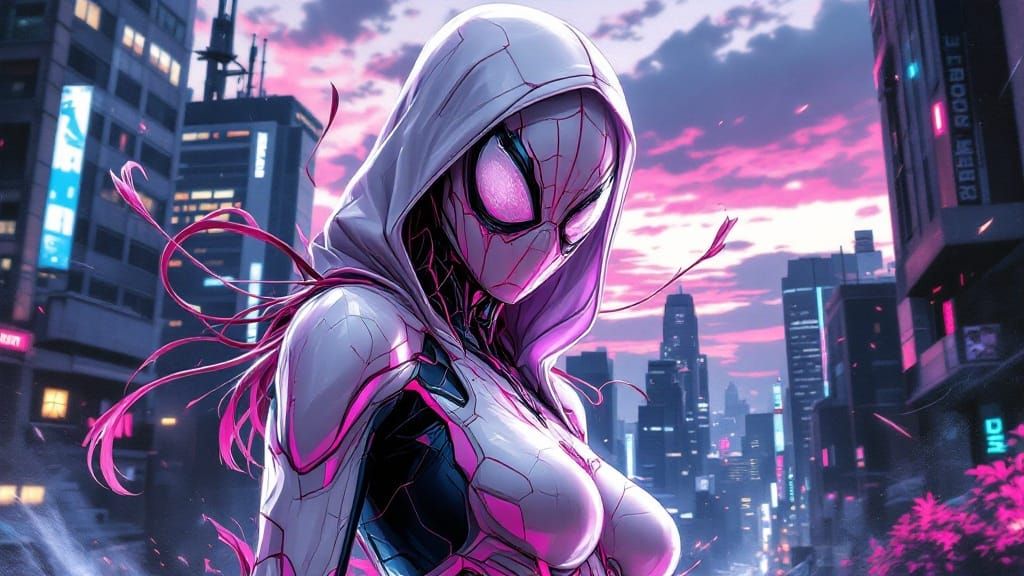 Cosmic Spider-Woman Unveils Futuristic Symbiont Armor