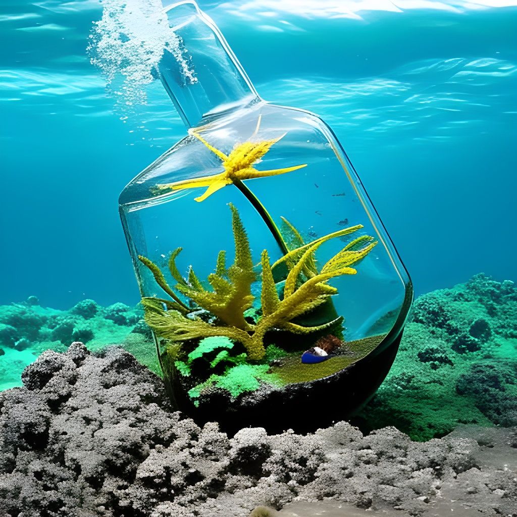 Underwater Model Ship Creates Ocean Chaos