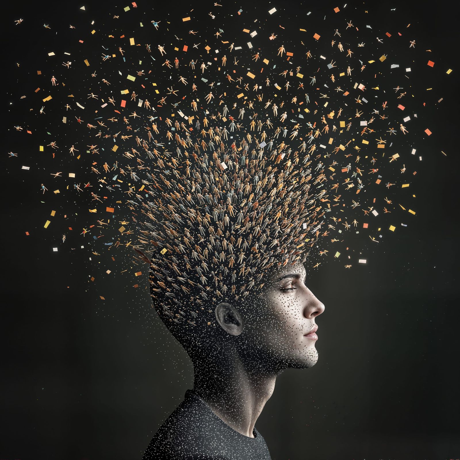 Vibrant Chaos Unfolds from the Mind