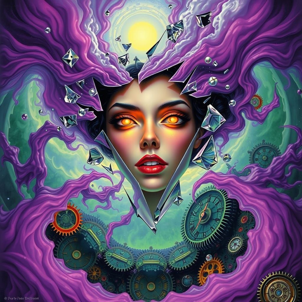 Cosmic Surrealism in Psychedelic Poster Art