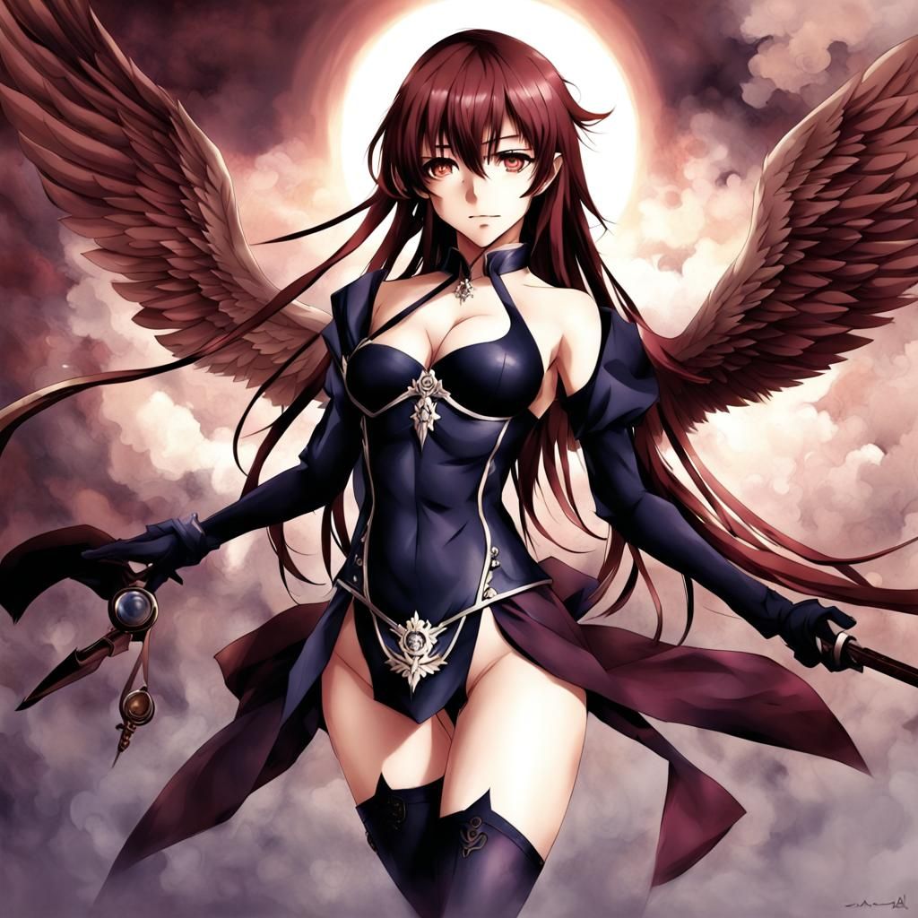 Samael in Anime Key Visual Style