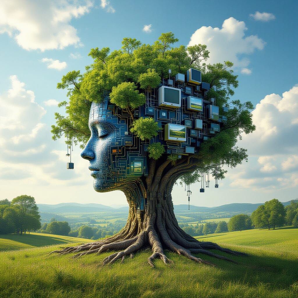 AI Dreams of Electronic Hardware Trees in Digital Landscapes