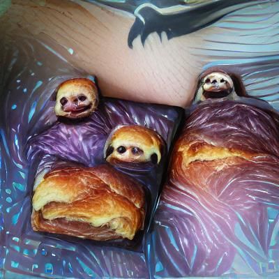 Pain au Chocolat Sloths: A Sweet Treat