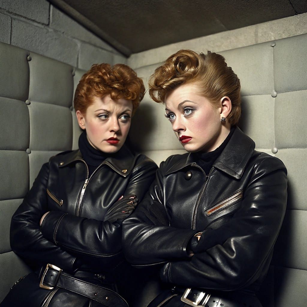 Lucille Ball and Vivian Vance in Sinister 1950s Mental Insti...