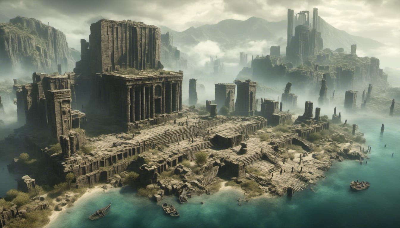 The Colossus of Rhodes circa 280 BC