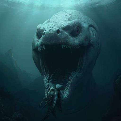 Gargantuan Moray Eel Sea Monster in Primal Terror