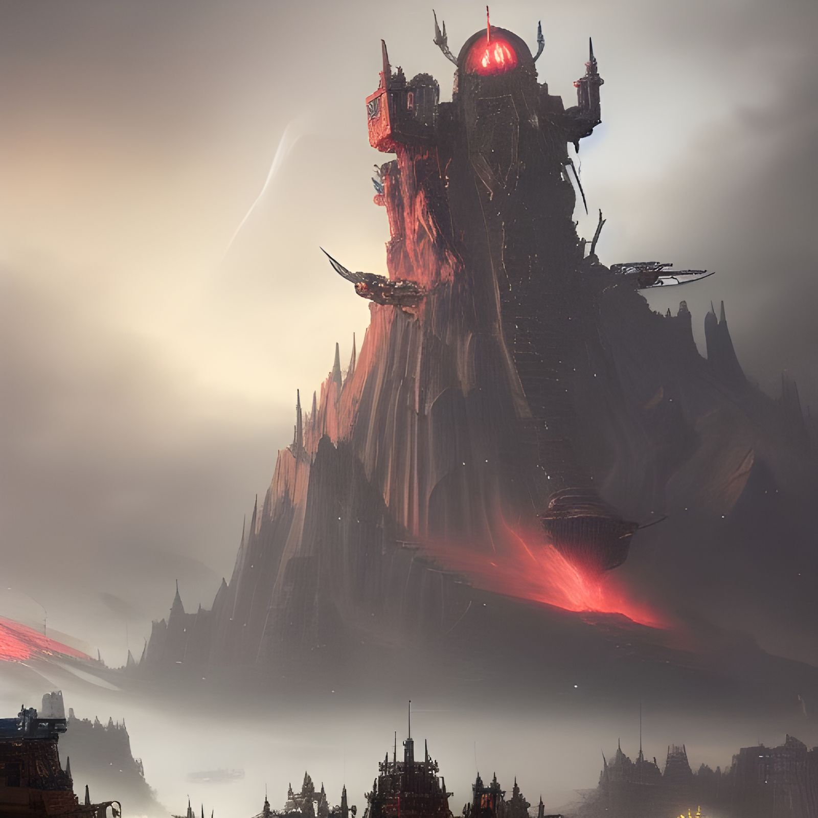 Fantastical Empire Concept Art in Deep Color