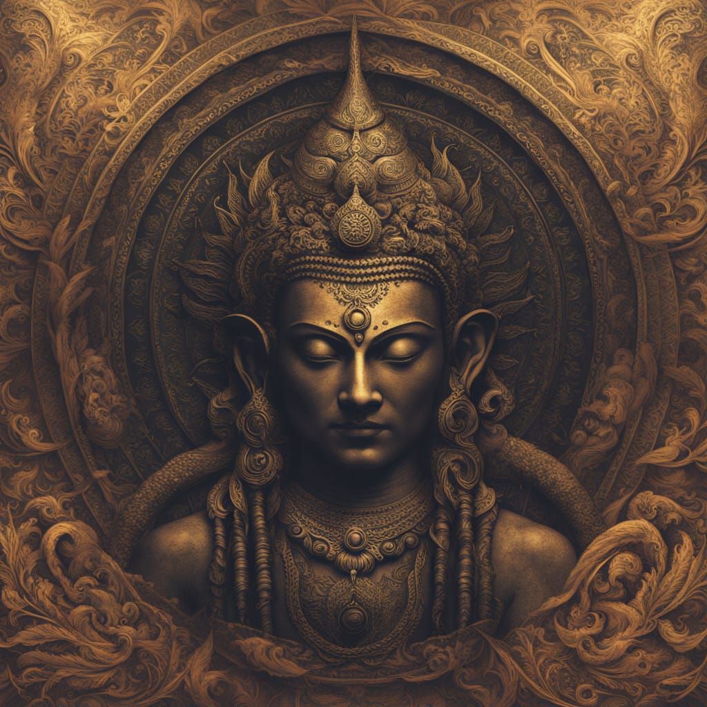 Regal Lord Shiva in Ethereal Glory