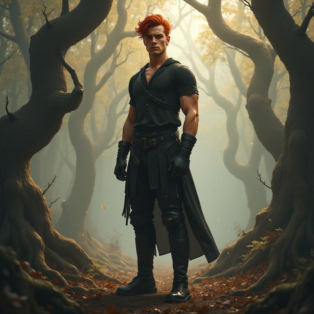 Mystical Forest Highwayman in Fantasy Concept Art