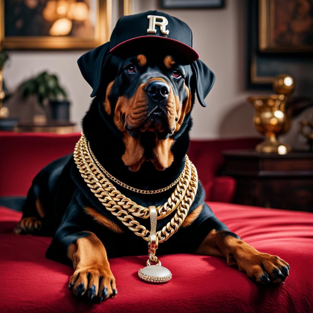 Big Fluff - the rapping Rottie