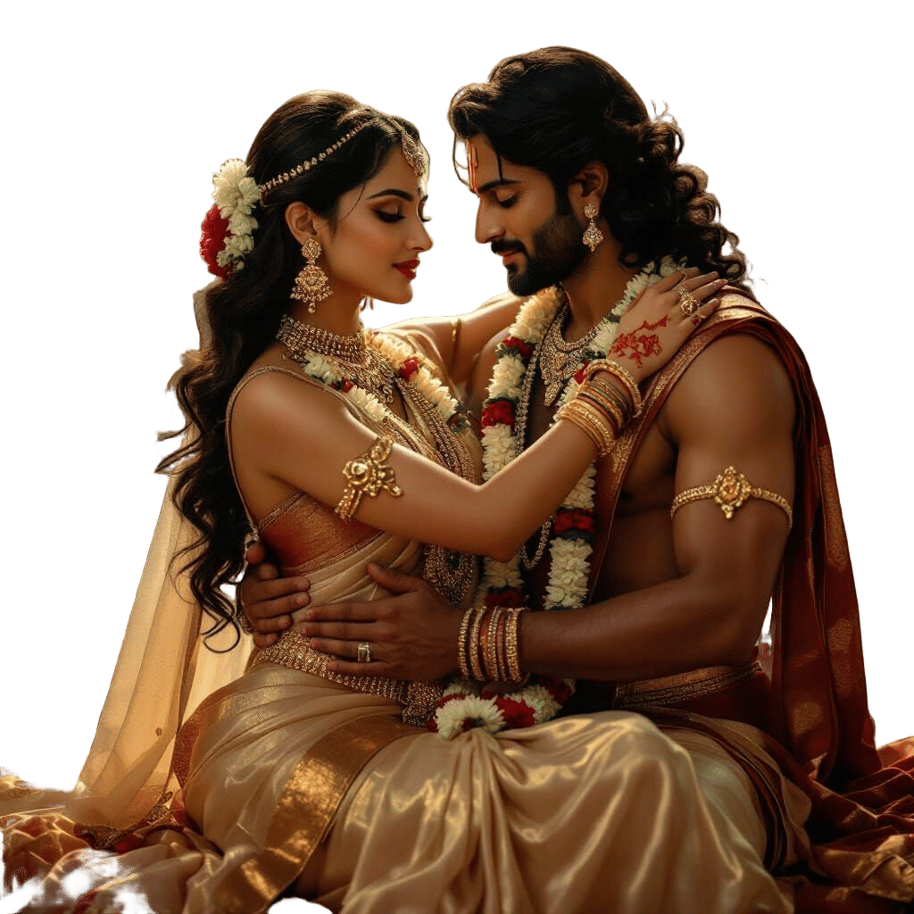 Goddess Durga Ananya Panday in Raja Ravi Varma Style