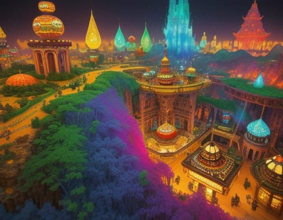 Miniature World Comes Alive: Whimsical Fantasy Art