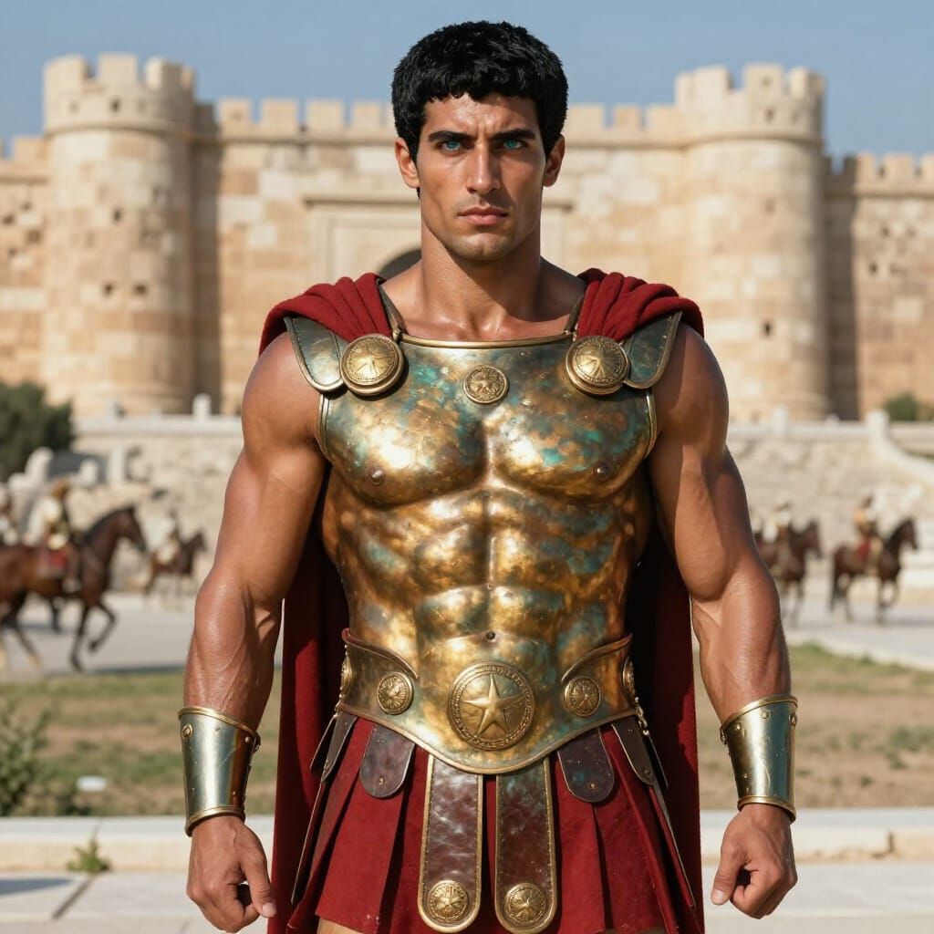 Hellenic Aristocrat and Commander Antiokhos Ekhekratidos Por...