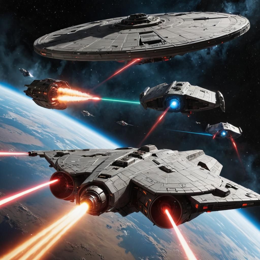 Hyperspace Duel: Freighter vs. Stealth Starship