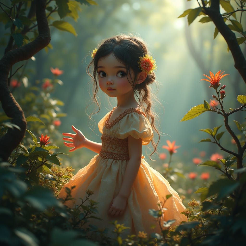 Whimsical Goddess of Enchanted Forest Realm