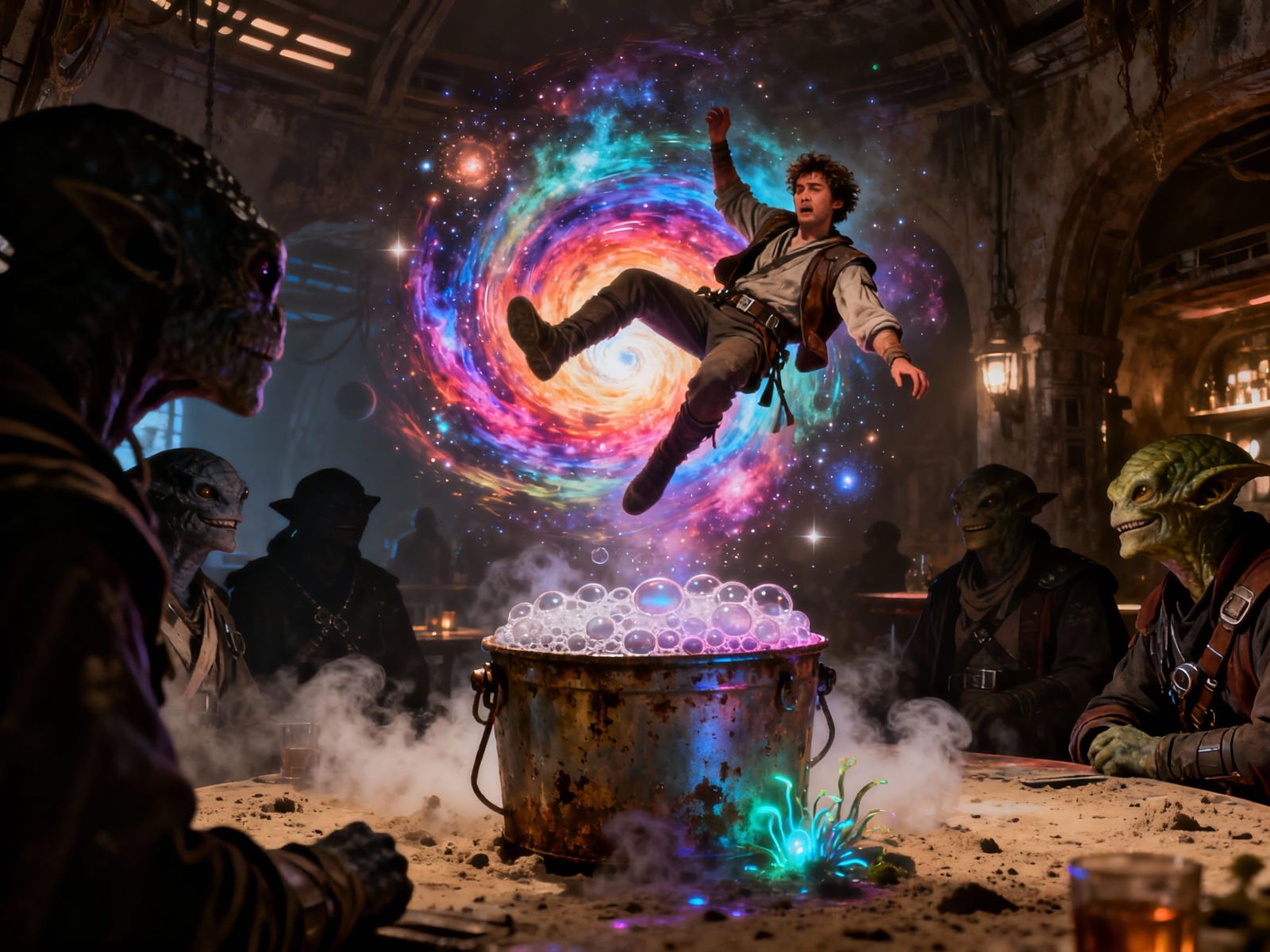 Alien Tavern Initiation: Drinking The Flizzy for Smuggler Cr...