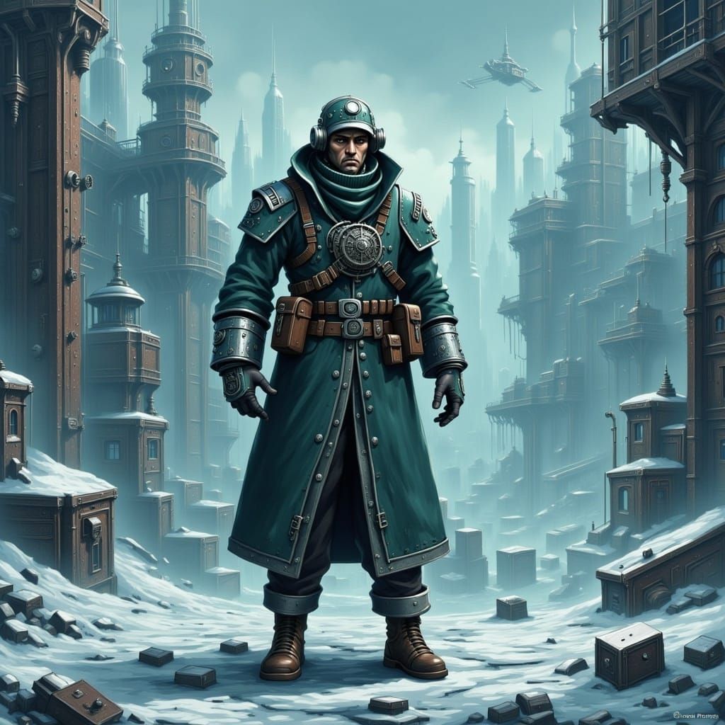 Frozen Dieselpunk World: Echoes of the Past