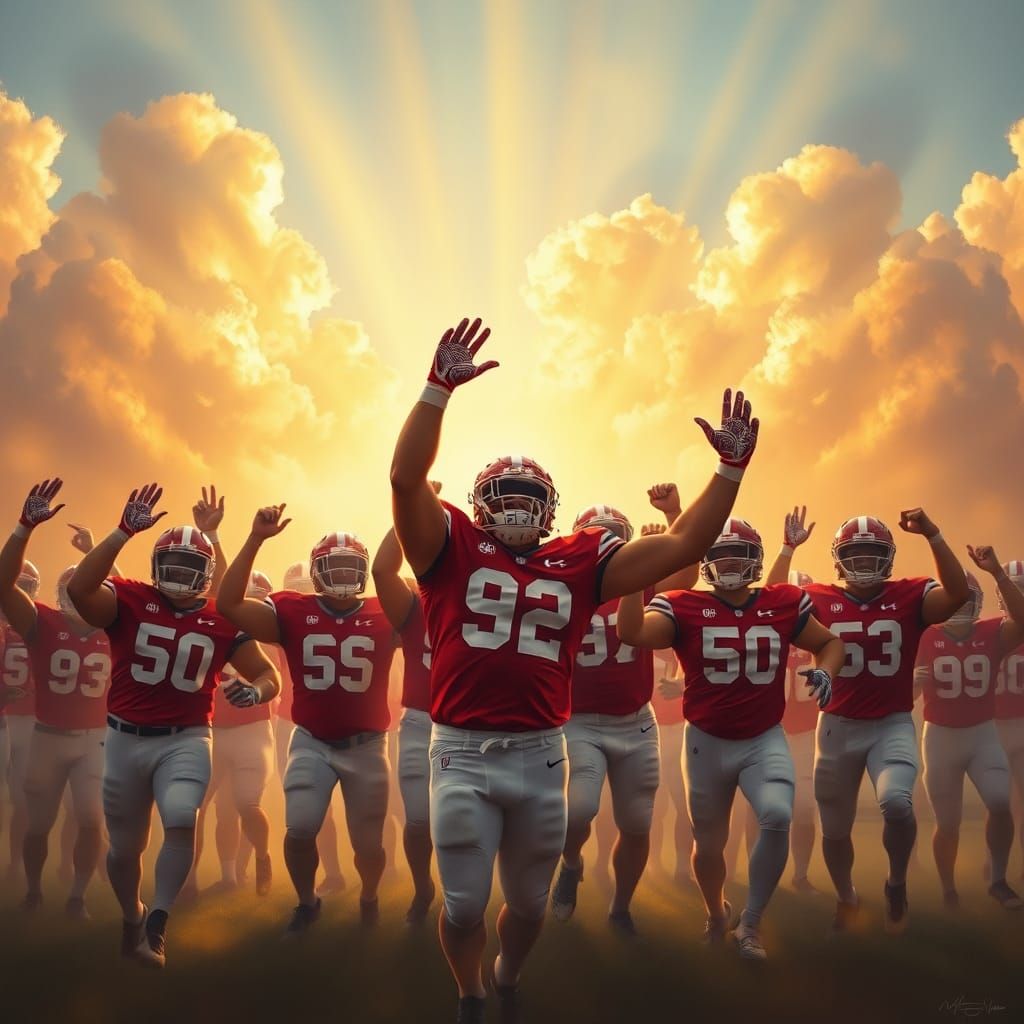 Georgia Bulldogs Victory in Dreamy Landscape