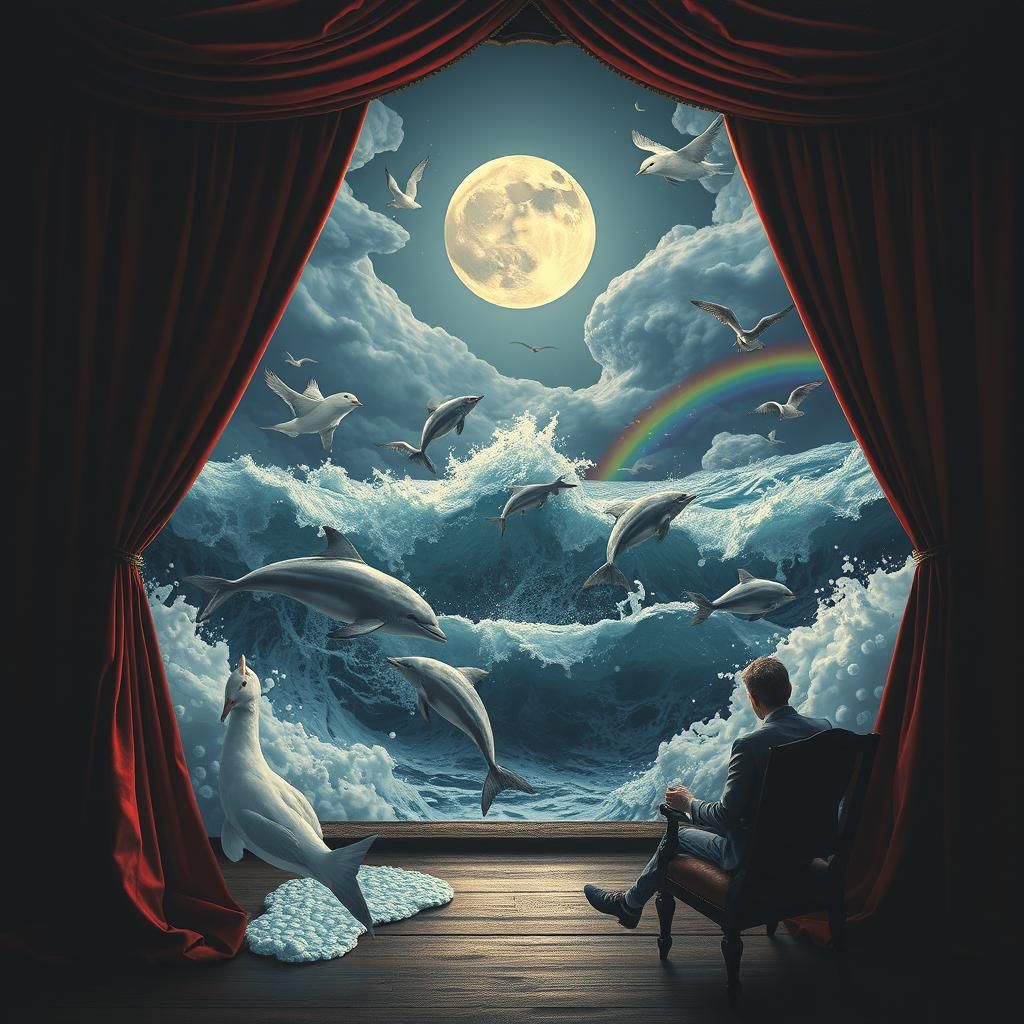 Surreal theater show