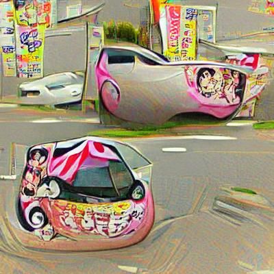 Funky Japanese Hentai Car