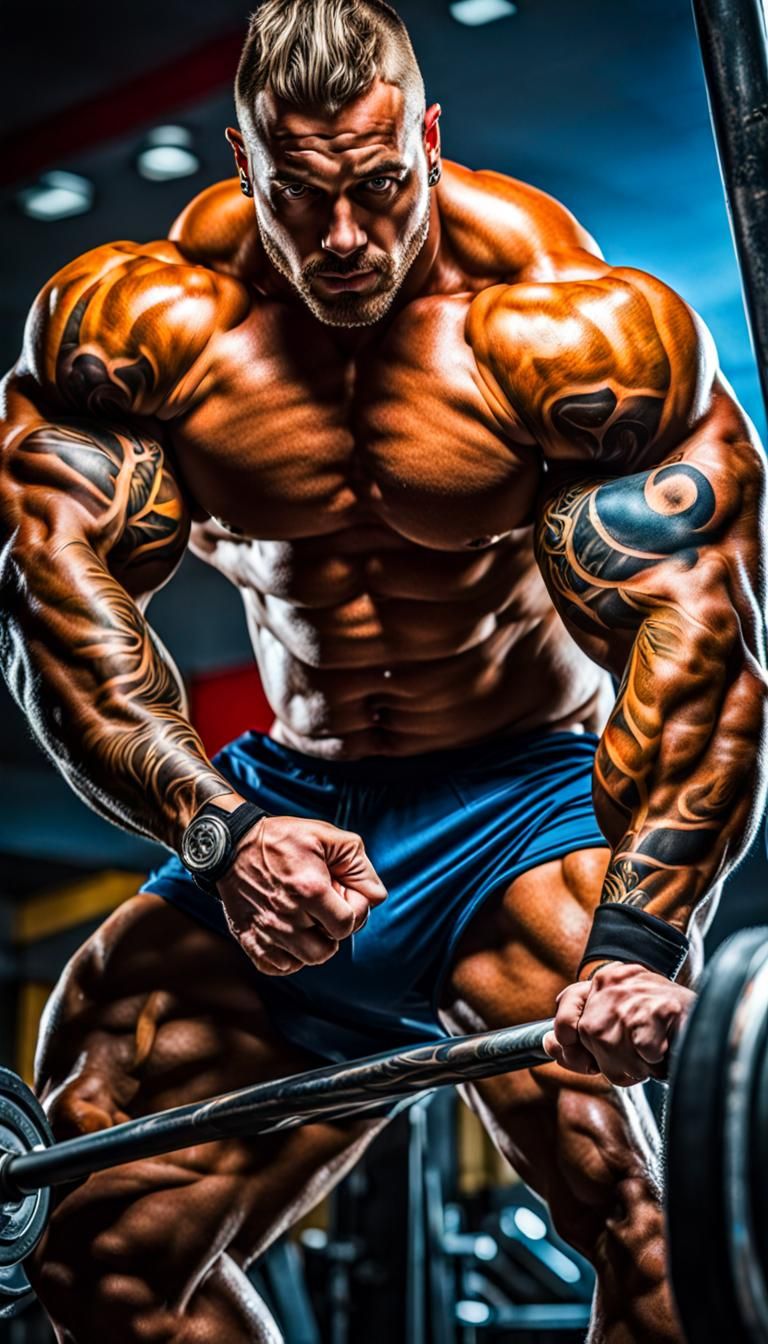 Paul Phoenix at the gym