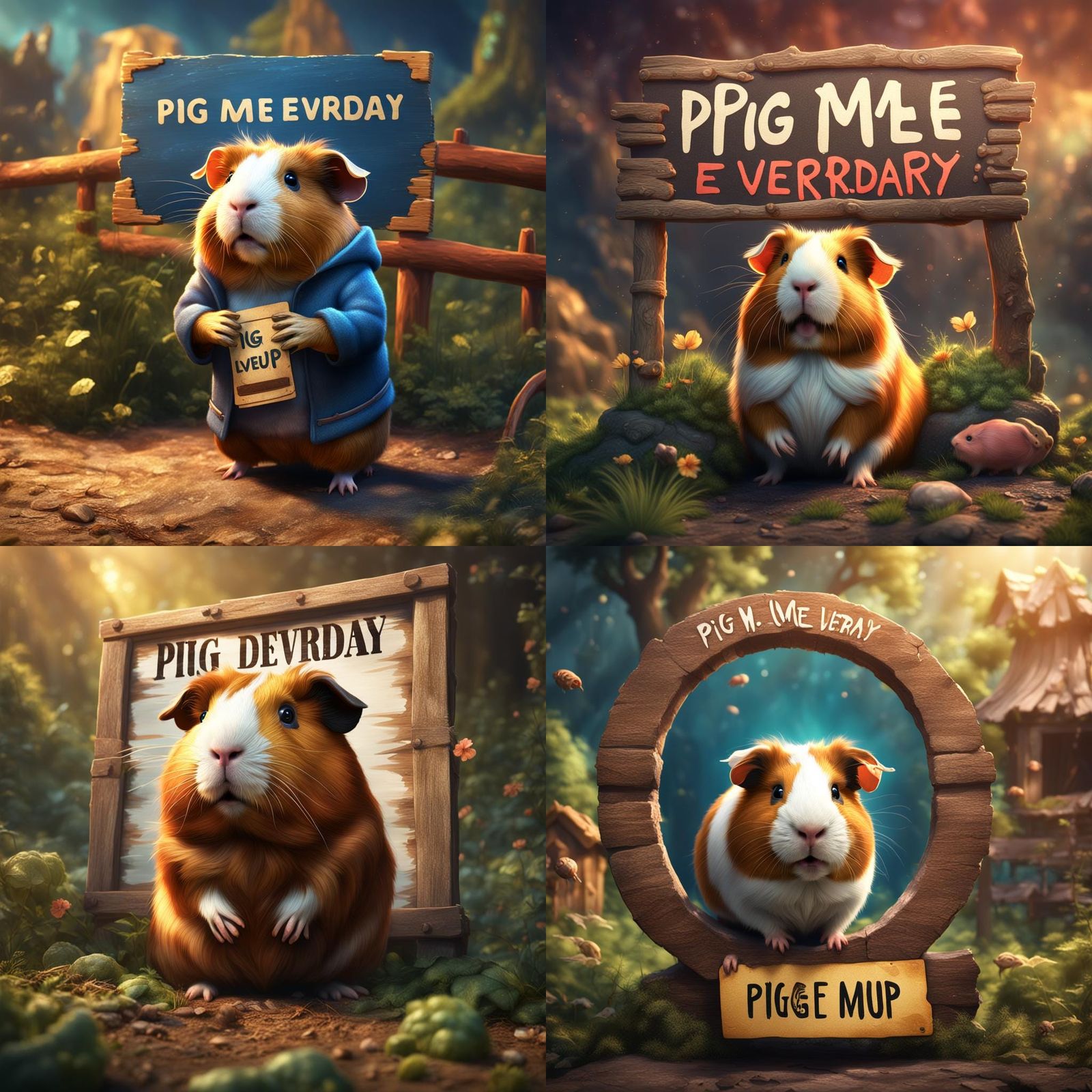 Guinea Pig Asks for Daily Pick-Me-Up