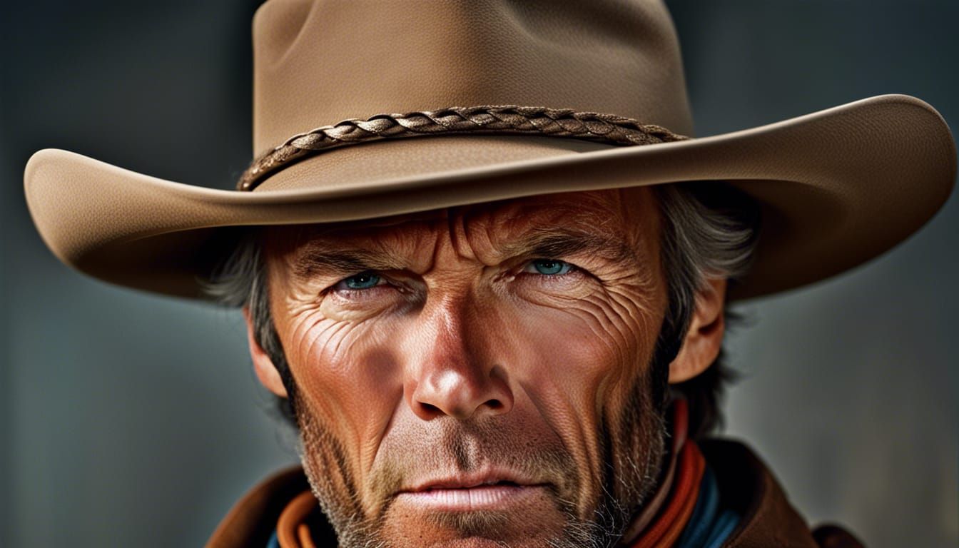 Cowboy Portrait in Style of Professional Photography